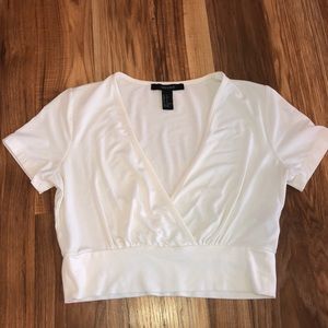 White Crop Top